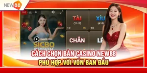 Cách Chọn Bàn Casino NEW88 Phù Hợp Với Vốn Ban Đầu
