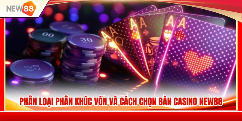 Cách Chọn Bàn Casino NEW88 Phù Hợp Với Vốn Ban Đầu 3 Hướng dẫn phân chia ngân sách và lựa chọn bàn cược phù hợp
