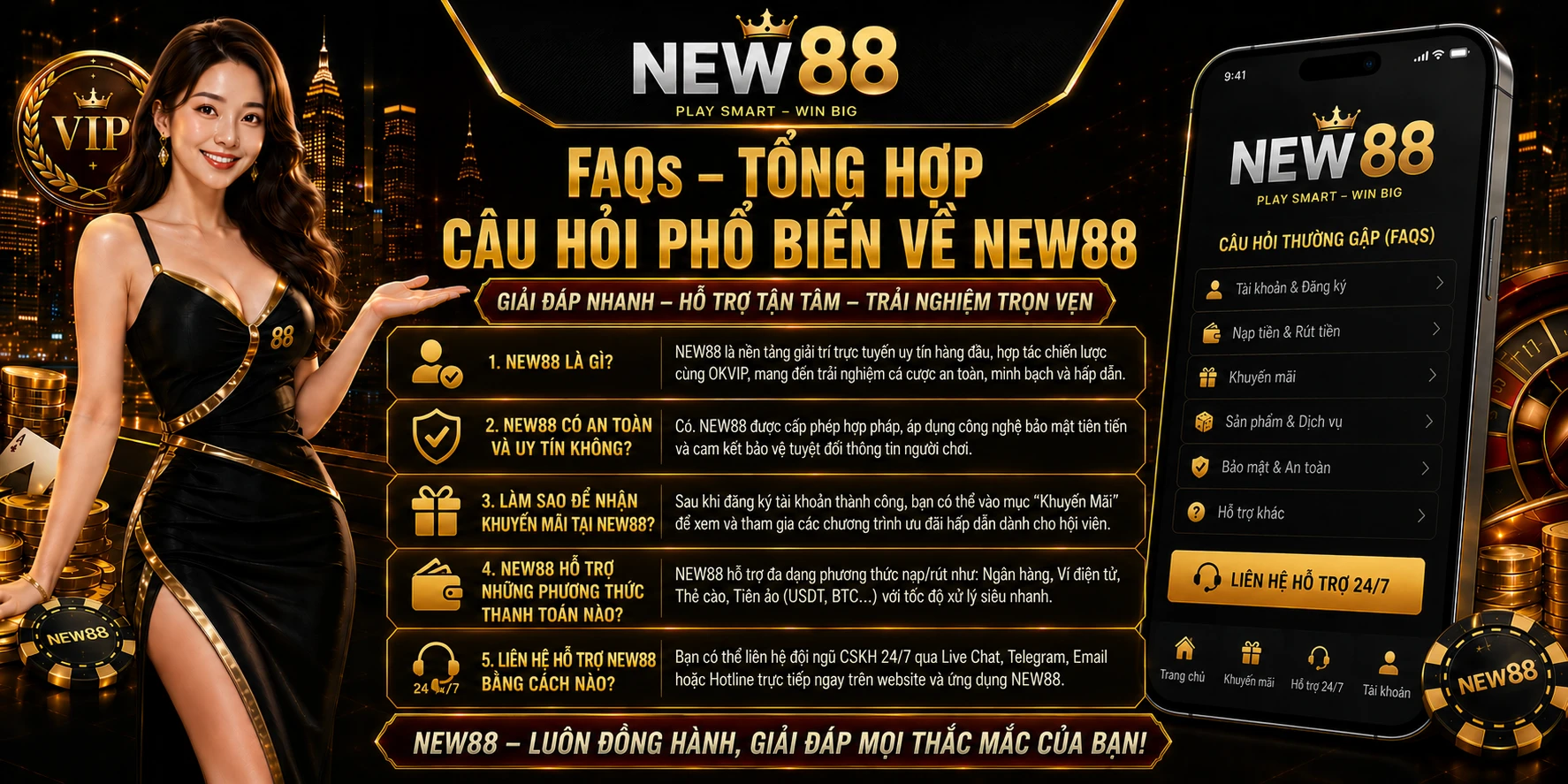 NEW88 – Link Vào NEW 88 Chính Thức - Tải APP Miễn Phí 16 FAQs - Tổng hợp câu hỏi phổ biến về NEW88