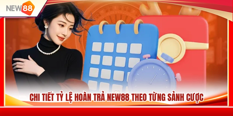 Hoàn Trả NEW88 – Cách Hiểu Tỷ Lệ Hoàn Tiền Theo Từng Sảnh 3 Mức hoàn trả NEW88 tại các sảnh cược