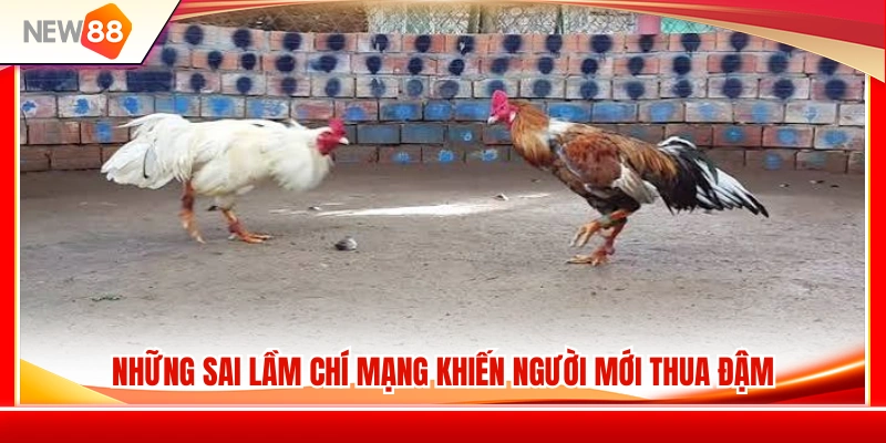 Kinh Nghiệm Đá Gà NEW88 Giúp Người Mới Không Vào Kèo Vội 4 Các lỗi phổ biến khiến tân thủ liên tục thất bại khi cá cược