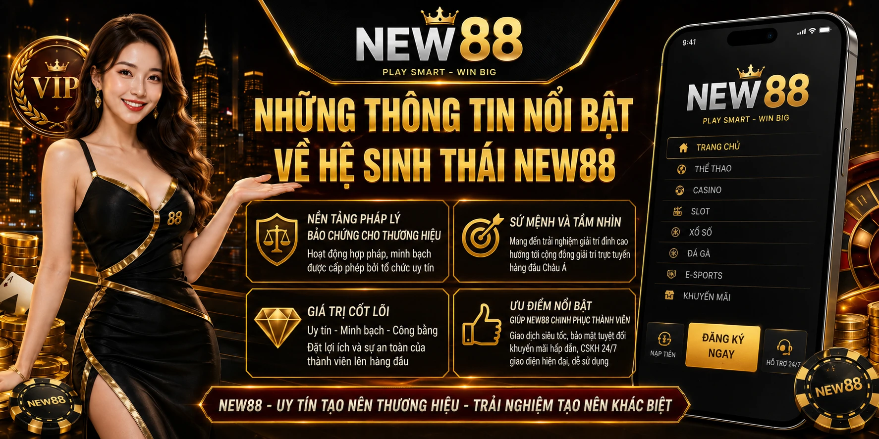 NEW88 – Link Vào NEW 88 Chính Thức - Tải APP Miễn Phí 10 Những thông tin nổi bật về hệ sinh thái NEW88