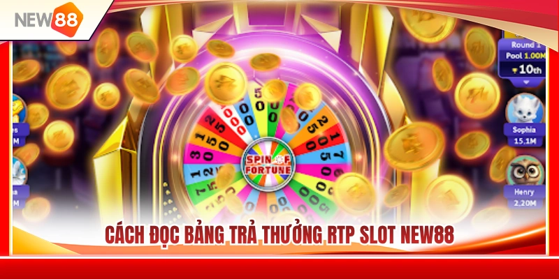RTP Slot NEW88 3 Hướng dẫn đọc bảng trả thưởng RTP slot NEW88